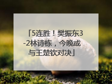 5连胜！樊振东3-2林诗栋，今晚或与王楚钦对决