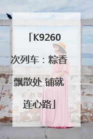 K9260次列车：粽香飘散处 铺就连心路